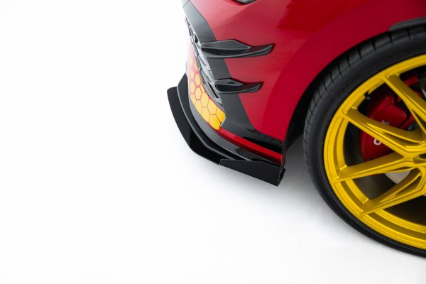 Volkswagen Golf GTI ClubSport Mk8 (facelift) - Lâmina frontal STREET PRO + Splitters | VWGO8FGTICSCNC-FD1B+FSF1G | Produto Maxton Design distribuído por Unicartuning. Volkswagen Golf GTI ClubSport Mk8 (facelift) - Lâmina frontal STREET PRO + Splitters | VWGO8FGTICSCNC-FD1B+FSF1G | Produto Maxton Design distribuído por Unicartuning.