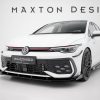 Volkswagen Golf GTI / GTE / R-line Mk8 (facelift) - Lâmina frontal STREET PRO + Splitters | VWGO8FGTICNC-FD1BRB+FSF1G | Produto Maxton Design distribuído por Unicartuning. Volkswagen Golf GTI / GTE / R-line Mk8 (facelift) - Lâmina frontal STREET PRO + Splitters | VWGO8FGTICNC-FD1BRB+FSF1G | Produto Maxton Design distribuído por Unicartuning.