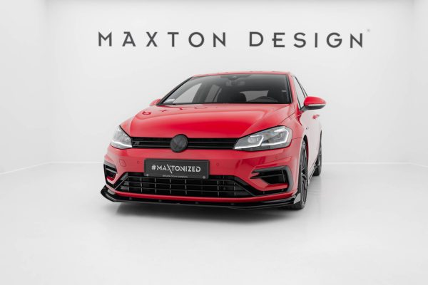 Volkswagen Golf R / R-line Mk7 (facelift) - Lâmina frontal STREET PRO + Splitters | VWGO7FRCNC-FD2B+FSF1G | Produto Maxton Design distribuído por Unicartuning. Volkswagen Golf R / R-line Mk7 (facelift) - Lâmina frontal STREET PRO + Splitters | VWGO7FRCNC-FD2B+FSF1G | Produto Maxton Design distribuído por Unicartuning.