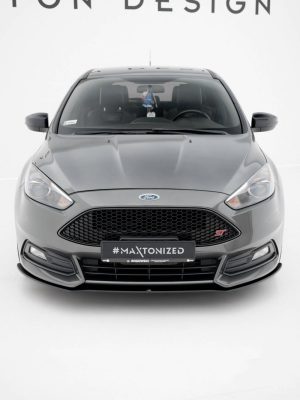 Ford Focus ST Mk3 (facelift) - Lâmina frontal STREET PRO | FOFO3FSTCNC-FD4BRB | Produto Maxton Design distribuído por Unicartuning.