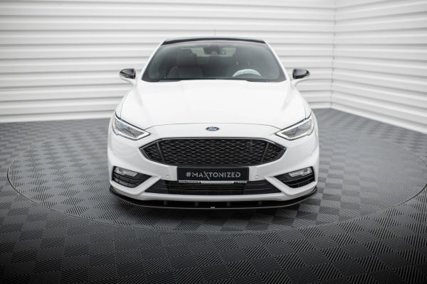 Ford Mondeo Sport Mk5 (facelift) / Fusion Sport Mk2 (facelift) - Lâmina frontal STREET PRO | FOMO5FSPORTCNC-FD1BRB | Produto Maxton Design distribuído por Unicartuning.