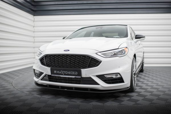Ford Mondeo Sport Mk5 (facelift) / Fusion Sport Mk2 (facelift) - Lâmina frontal STREET PRO | FOMO5FSPORTCNC-FD1BRB | Produto Maxton Design distribuído por Unicartuning.
