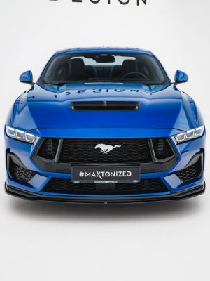 Ford Mustang GT Mk7 - Lâmina frontal STREET PRO | FOMU7GTCNC-FD1BRB | Produto Maxton Design distribuído por Unicartuning.