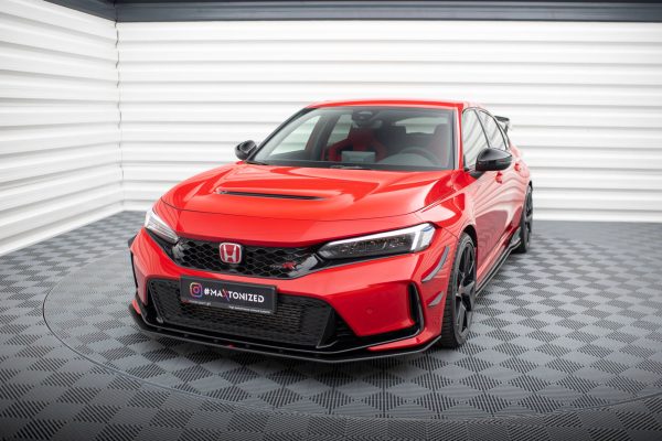 Honda Civic Type-R Mk 11 - Lâmina frontal STREET PRO | HOCI11TYPERCNC-FD1BRB | Produto Maxton Design distribuído por Unicartuning.