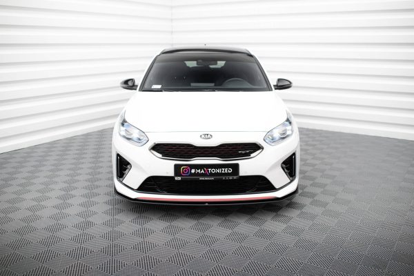 Kia Ceed GT Mk3 - Lâmina frontal STREET PRO | KICE3GTCNC-FD1BRB | Produto Maxton Design distribuído por Unicartuning. Kia Ceed GT Mk3 - Lâmina frontal STREET PRO | KICE3GTCNC-FD1BRB | Produto Maxton Design distribuído por Unicartuning.