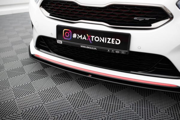 Kia Ceed GT Mk3 - Lâmina frontal STREET PRO | KICE3GTCNC-FD1BRB | Produto Maxton Design distribuído por Unicartuning. Kia Ceed GT Mk3 - Lâmina frontal STREET PRO | KICE3GTCNC-FD1BRB | Produto Maxton Design distribuído por Unicartuning.