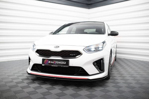 Kia Ceed GT Mk3 - Lâmina frontal STREET PRO | KICE3GTCNC-FD1BRB | Produto Maxton Design distribuído por Unicartuning. Kia Ceed GT Mk3 - Lâmina frontal STREET PRO | KICE3GTCNC-FD1BRB | Produto Maxton Design distribuído por Unicartuning.