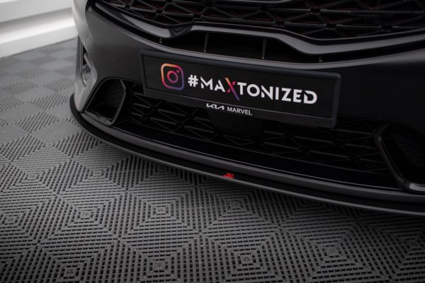 Kia Proceed GT Mk3 (facelift) / Ceed GT / GT - Line Mk1 (facelift) - Lâmina frontal STREET PRO | KICE3FPROGTCNC-FD1B | Produto Maxton Design distribuído por Unicartuning.
