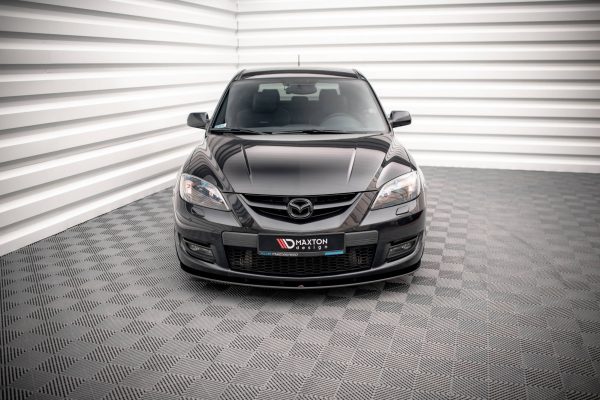 Mazda 3 Mps Mk1 - Lâmina frontal STREET PRO | MA3MPS1CNC-FD1B | Produto Maxton Design distribuído por Unicartuning.
