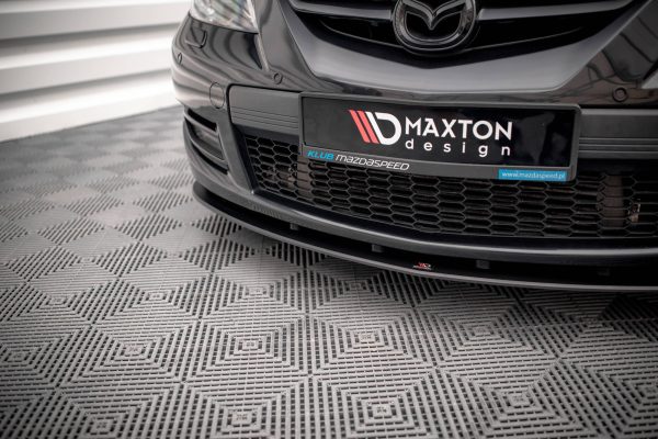 Mazda 3 Mps Mk1 - Lâmina frontal STREET PRO | MA3MPS1CNC-FD1B | Produto Maxton Design distribuído por Unicartuning.