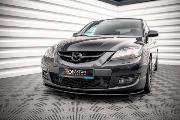Mazda 3 Mps Mk1 - Lâmina frontal STREET PRO | MA3MPS1CNC-FD1B | Produto Maxton Design distribuído por Unicartuning.