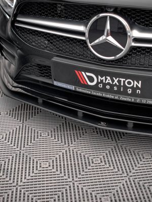 Mercedes-Benz A35 AMG / AMG-line Aero Pack W177 - Lâmina frontal STREET PRO | MEA17735CNC-FD1BRB | Produto Maxton Design distribuído por Unicartuning. Mercedes-Benz A35 AMG / AMG-line Aero Pack W177 - Lâmina frontal STREET PRO | MEA17735CNC-FD1BRB | Produto Maxton Design distribuído por Unicartuning.