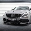 Mercedes-AMG C63 Sedan / Estate W205 (facelift) - Lâmina frontal STREET PRO | MEC205F63CNC-FD1B | Produto Maxton Design distribuído por Unicartuning.