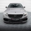 Mercedes-AMG C63 Sedan / Estate W205 (facelift) - Lâmina frontal STREET PRO | MEC205F63CNC-FD1BRB | Produto Maxton Design distribuído por Unicartuning.