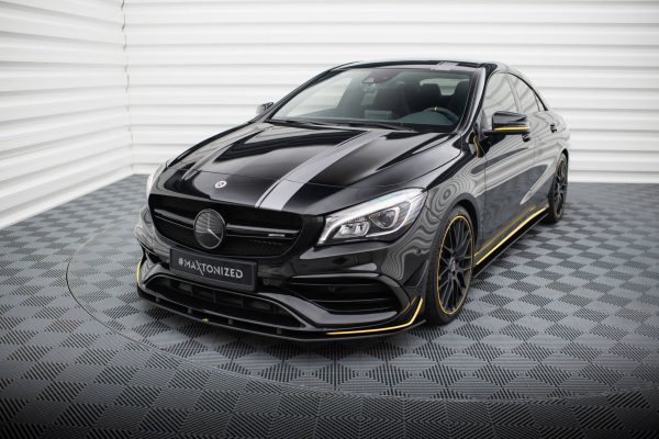 Mercedes-AMG CLA 45 Aero C117 (facelift) - Lâmina frontal STREET PRO | MECLA117AMGAEROCNC-FD1BRB | Produto Maxton Design distribuído por Unicartuning. Mercedes-AMG CLA 45 Aero C117 (facelift) - Lâmina frontal STREET PRO | MECLA117AMGAEROCNC-FD1BRB | Produto Maxton Design distribuído por Unicartuning.