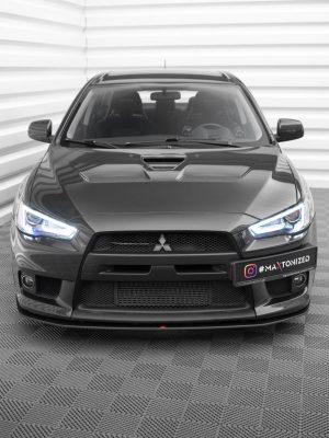 Mitsubishi Lancer Evo X - Lâmina frontal STREET PRO | MILA10EVOCNC-FD4B | Produto Maxton Design distribuído por Unicartuning. Mitsubishi Lancer Evo X - Lâmina frontal STREET PRO | MILA10EVOCNC-FD4B | Produto Maxton Design distribuído por Unicartuning.