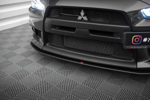 Mitsubishi Lancer Evo X - Lâmina frontal STREET PRO | MILA10EVOCNC-FD4BRB | Produto Maxton Design distribuído por Unicartuning.