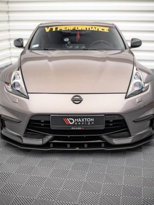Nissan 370z Nismo (facelift) - Lâmina frontal STREET PRO | NI370ZNISMOCNC-FD1BRB | Produto Maxton Design distribuído por Unicartuning. Nissan 370z Nismo (facelift) - Lâmina frontal STREET PRO | NI370ZNISMOCNC-FD1BRB | Produto Maxton Design distribuído por Unicartuning.