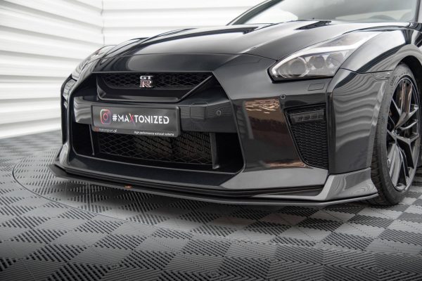 Nissan GTR R35 (facelift) - Lâmina frontal STREET PRO | NIGTR4F3CNC-FD1B | Produto Maxton Design distribuído por Unicartuning. Nissan GTR R35 (facelift) - Lâmina frontal STREET PRO | NIGTR4F3CNC-FD1B | Produto Maxton Design distribuído por Unicartuning.