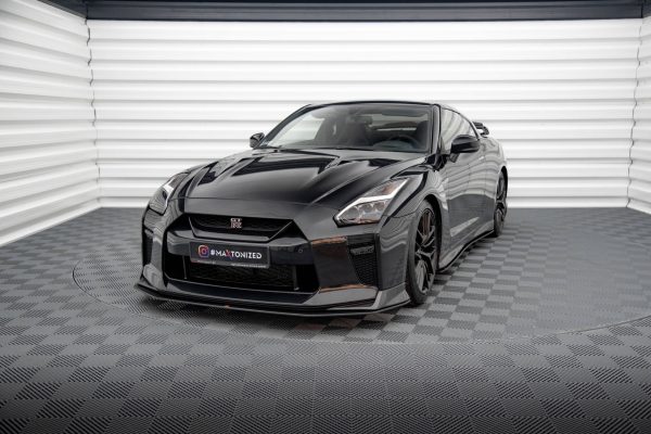 Nissan GTR R35 (facelift) - Lâmina frontal STREET PRO | NIGTR4F3CNC-FD1B | Produto Maxton Design distribuído por Unicartuning. Nissan GTR R35 (facelift) - Lâmina frontal STREET PRO | NIGTR4F3CNC-FD1B | Produto Maxton Design distribuído por Unicartuning.