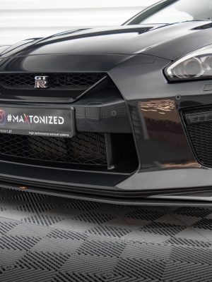 Nissan GTR R35 (facelift) - Lâmina frontal STREET PRO | NIGTR4F3CNC-FD1BRB | Produto Maxton Design distribuído por Unicartuning. Nissan GTR R35 (facelift) - Lâmina frontal STREET PRO | NIGTR4F3CNC-FD1BRB | Produto Maxton Design distribuído por Unicartuning.