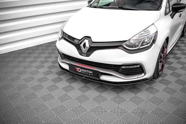 Renault Clio RS Mk4 - Lâmina frontal STREET PRO | RECL4RSCNC-FD1BRB | Produto Maxton Design distribuído por Unicartuning.