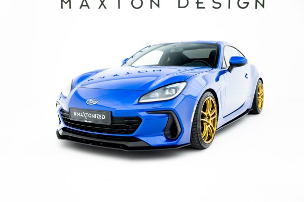 Subaru BRZ Mk2 - Lâmina frontal STREET PRO | SUBRZ2CNC-FD1B | Produto Maxton Design distribuído por Unicartuning.