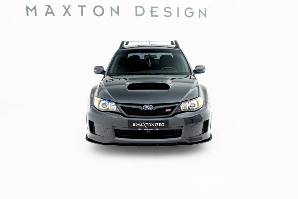 Subaru Impreza WRX STI Mk3 (facelift) - Lâmina frontal STREET PRO | SUIM3FWRXSTICNC-FD1BRB | Produto Maxton Design distribuído por Unicartuning.