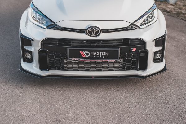 Toyota GR Yaris Mk4 - Lâmina frontal STREET PRO | TOYA4GR4CNC-FD1BRB | Produto Maxton Design distribuído por Unicartuning. Toyota GR Yaris Mk4 - Lâmina frontal STREET PRO | TOYA4GR4CNC-FD1BRB | Produto Maxton Design distribuído por Unicartuning.