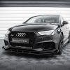 Audi RS3 Sedan 8V (facelift) - Lâmina frontal STREET PRO V.1 + Splitters | AURS38VFSCNC-FD1B+FSF1G | Produto Maxton Design distribuído por Unicartuning. Audi RS3 Sedan 8V (facelift) - Lâmina frontal STREET PRO V.1 + Splitters | AURS38VFSCNC-FD1B+FSF1G | Produto Maxton Design distribuído por Unicartuning.