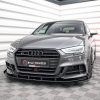 Audi S3 / A3 S-Line Sportback 8V (facelift) - Lâmina frontal STREET PRO V.1 + Splitters | AUS33FSBCNC-FD1B+FSF1G | Produto Maxton Design distribuído por Unicartuning. Audi S3 / A3 S-Line Sportback 8V (facelift) - Lâmina frontal STREET PRO V.1 + Splitters | AUS33FSBCNC-FD1B+FSF1G | Produto Maxton Design distribuído por Unicartuning.
