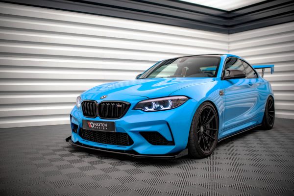 BMW M2 Competition F87 - Lâmina frontal STREET PRO V.1 + Splitters | BM287MCOMPCNC-FD1BRB+FSF1G | Produto Maxton Design distribuído por Unicartuning. BMW M2 Competition F87 - Lâmina frontal STREET PRO V.1 + Splitters | BM287MCOMPCNC-FD1BRB+FSF1G | Produto Maxton Design distribuído por Unicartuning.