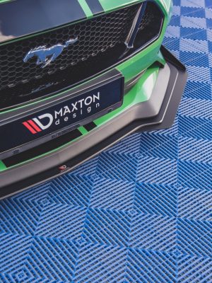 Ford Mustang GT Mk6 (facelift) - Lâmina frontal STREET PRO V.1 + Splitters | FOMU6FGTCNC-FD1BRB+FSF1G | Produto Maxton Design distribuído por Unicartuning.