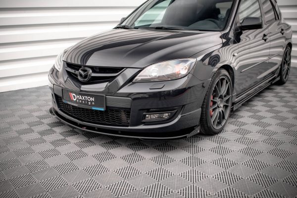 Mazda 3 Mps Mk1 - Lâmina frontal STREET PRO V.1 + Splitters | MA3MPS1CNC-FD1B+FSF1G | Produto Maxton Design distribuído por Unicartuning. Mazda 3 Mps Mk1 - Lâmina frontal STREET PRO V.1 + Splitters | MA3MPS1CNC-FD1B+FSF1G | Produto Maxton Design distribuído por Unicartuning.