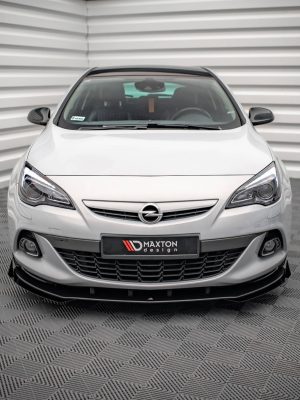 Opel Astra GTC OPC-line J - Lâmina frontal STREET PRO V.1 + Splitters | OPASJGTCOPCLINECNC-FD1BRB+FSF1G | Produto Maxton Design distribuído por Unicartuning.