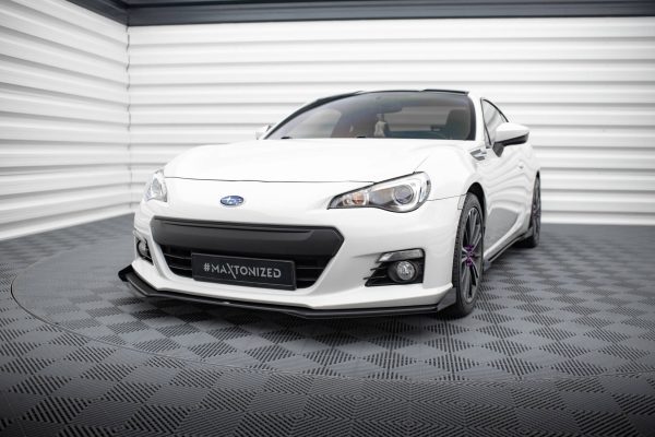 Subaru BRZ Mk1 - Lâmina frontal STREET PRO V.1 + Splitters | SUBRZ1CNC-FD1B+FSF1G | Produto Maxton Design distribuído por Unicartuning.