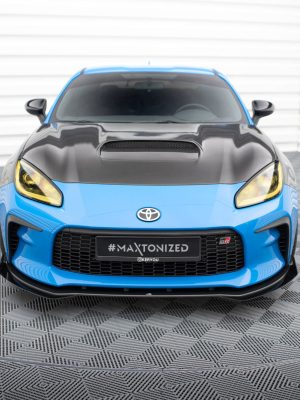 Toyota GR86 Mk1 - Lâmina frontal STREET PRO V.1 + Splitters | TOGR861CNC-FD1BRB+FSF1G | Produto Maxton Design distribuído por Unicartuning.