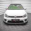 Volkswagen Golf R Mk7 - Lâmina frontal STREET PRO V.1 + Splitters | VWGO7RCNC-FD1B+FSF1G | Produto Maxton Design distribuído por Unicartuning.