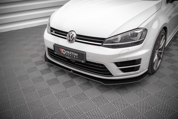 Volkswagen Golf R Mk7 - Lâmina frontal STREET PRO V.1 | VWGO7RCNC-FD1B | Produto Maxton Design distribuído por Unicartuning. Volkswagen Golf R Mk7 - Lâmina frontal STREET PRO V.1 | VWGO7RCNC-FD1B | Produto Maxton Design distribuído por Unicartuning.