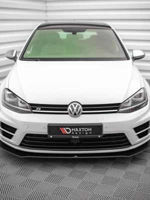 Volkswagen Golf R Mk7 - Lâmina frontal STREET PRO V.1 | VWGO7RCNC-FD1BRB | Produto Maxton Design distribuído por Unicartuning.