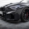 BMW M2 G87 - Lâmina frontal STREET PRO V.2 | BMM2G87CNC-FD2BRB | Produto Maxton Design distribuído por Unicartuning.
