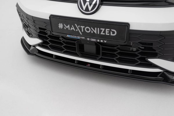 Volkswagen Golf GTI / GTE / R-line Mk8 (facelift) - Lâmina frontal STREET PRO V.2 | VWGO8FGTICNC-FD2B | Produto Maxton Design distribuído por Unicartuning. Volkswagen Golf GTI / GTE / R-line Mk8 (facelift) - Lâmina frontal STREET PRO V.2 | VWGO8FGTICNC-FD2B | Produto Maxton Design distribuído por Unicartuning.