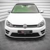 Volkswagen Golf R Mk7 - Lâmina frontal STREET PRO V.2 | VWGO7RCNC-FD2BRB | Produto Maxton Design distribuído por Unicartuning.