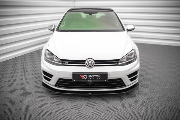 Volkswagen Golf R Mk7 - Lâmina frontal STREET PRO V.2 | VWGO7RCNC-FD2BRB | Produto Maxton Design distribuído por Unicartuning.