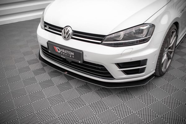 Volkswagen Golf R Mk7 - Lâmina frontal STREET PRO V.2 | VWGO7RCNC-FD2BRB | Produto Maxton Design distribuído por Unicartuning.