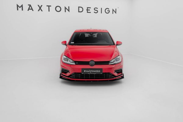 Volkswagen Golf R / R-line Mk7 (facelift) - Lâmina frontal STREET PRO V.2 | VWGO7FRCNC-FD3B | Produto Maxton Design distribuído por Unicartuning. Volkswagen Golf R / R-line Mk7 (facelift) - Lâmina frontal STREET PRO V.2 | VWGO7FRCNC-FD3B | Produto Maxton Design distribuído por Unicartuning.