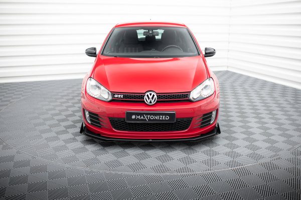 Volkswagen Golf GTI Mk6 - Lâmina frontal STREET PRO V.3 + Splitters | VWGO6GTICNC-FD3B+FSF1G | Produto Maxton Design distribuído por Unicartuning. Volkswagen Golf GTI Mk6 - Lâmina frontal STREET PRO V.3 + Splitters | VWGO6GTICNC-FD3B+FSF1G | Produto Maxton Design distribuído por Unicartuning.