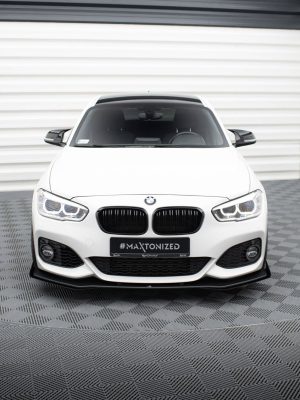 BMW 1 F20 Pack M (facelift) / M140i - Lâmina frontal STREET PRO V.3 + Splitters | BM1F20FMCNC-FD3B+FSF1G | Produto Maxton Design distribuído por Unicartuning.