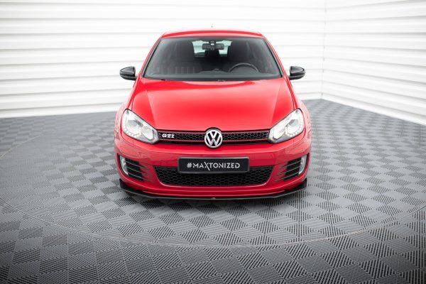 Volkswagen Golf GTI Mk6 - Lâmina frontal STREET PRO V.3 | VWGO6GTICNC-FD3B | Produto Maxton Design distribuído por Unicartuning.