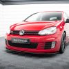 Volkswagen Golf GTI Mk6 - Lâmina frontal STREET PRO V.3 | VWGO6GTICNC-FD3B | Produto Maxton Design distribuído por Unicartuning.